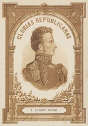 Antonio Jose de Sucre, venezolanischer politischer und militärischer Führer